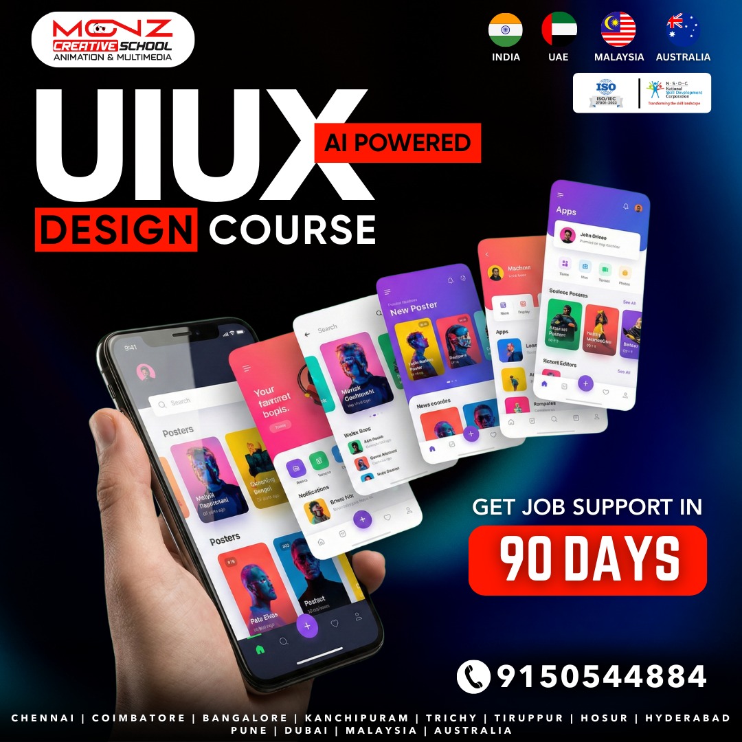 MonzCreative School Tambaram Facebook ad: Course with Placement