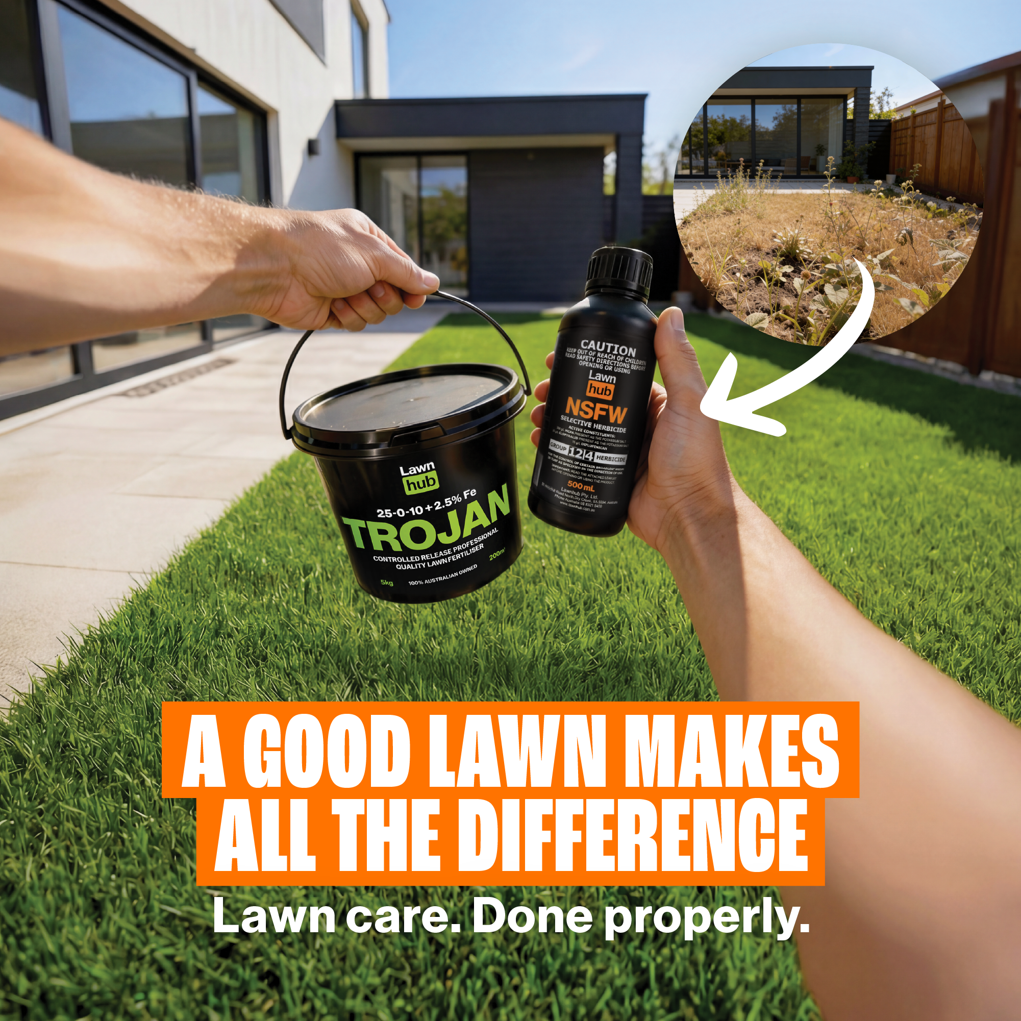 TheLawnHub Facebook ad