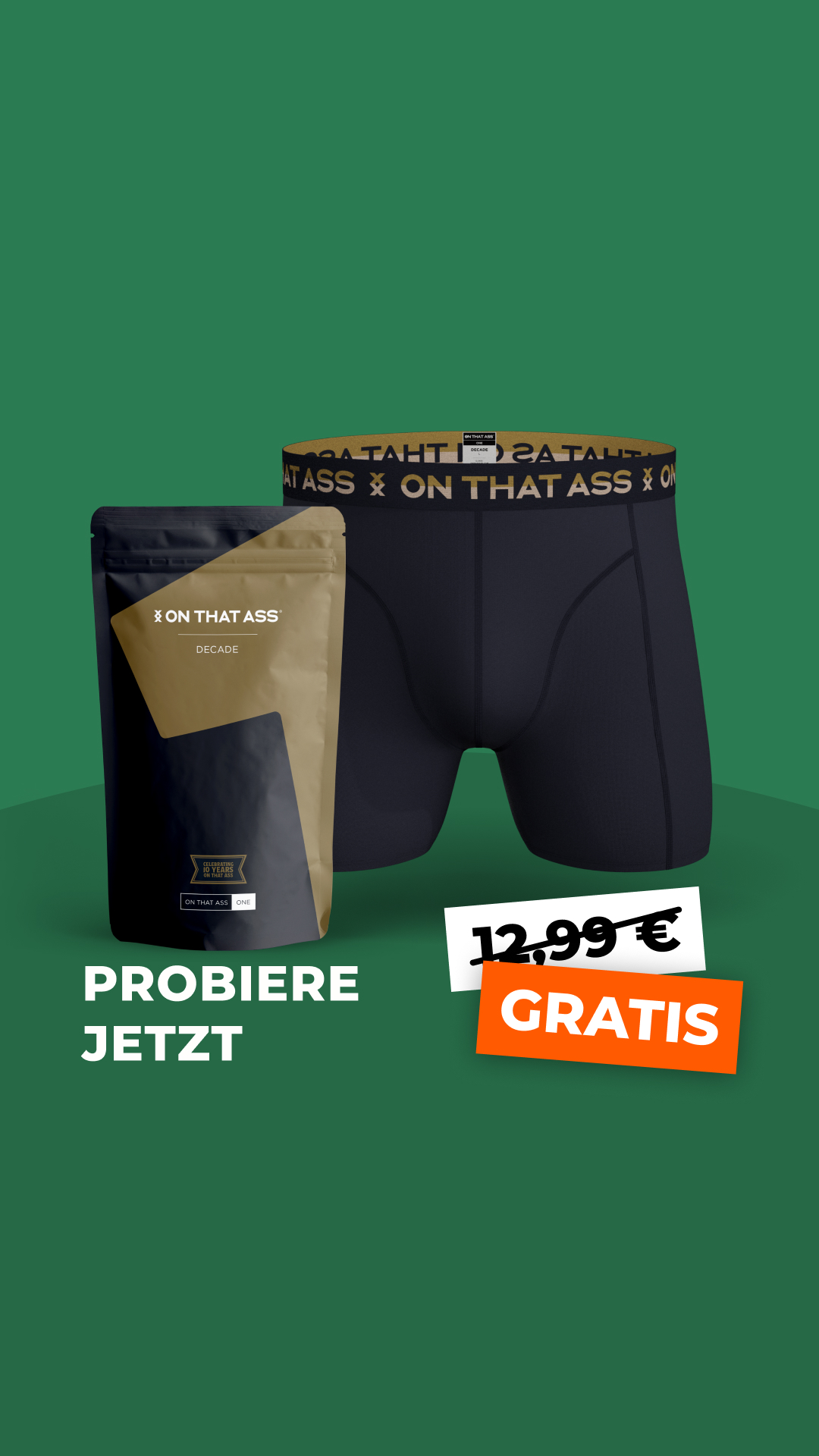 ON THAT ASS Facebook ad