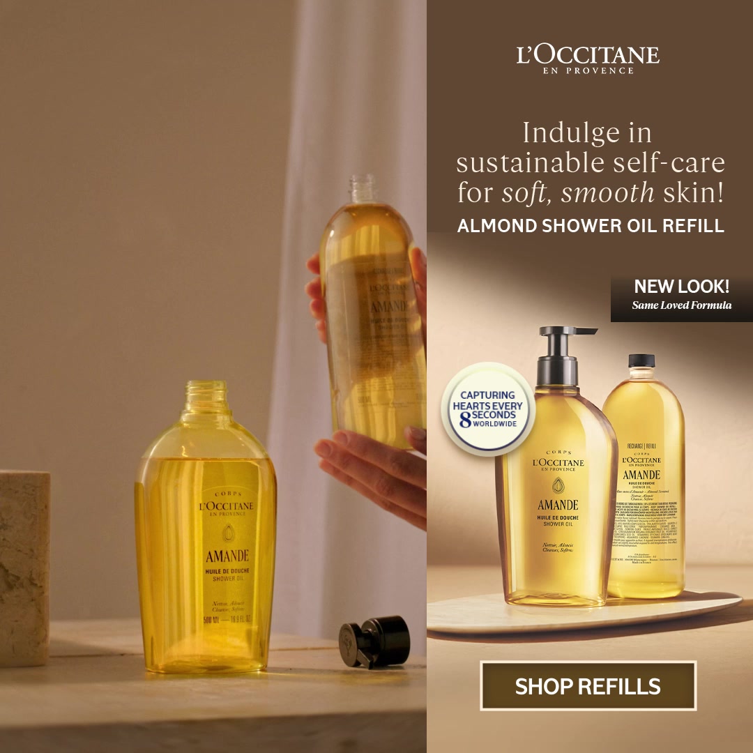 L'OCCITANE en Provence Facebook ad: Go Eco with Almond