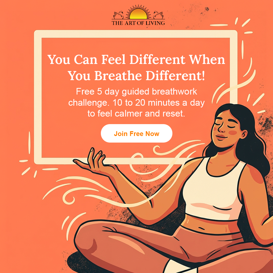 The Art of Living Facebook ad