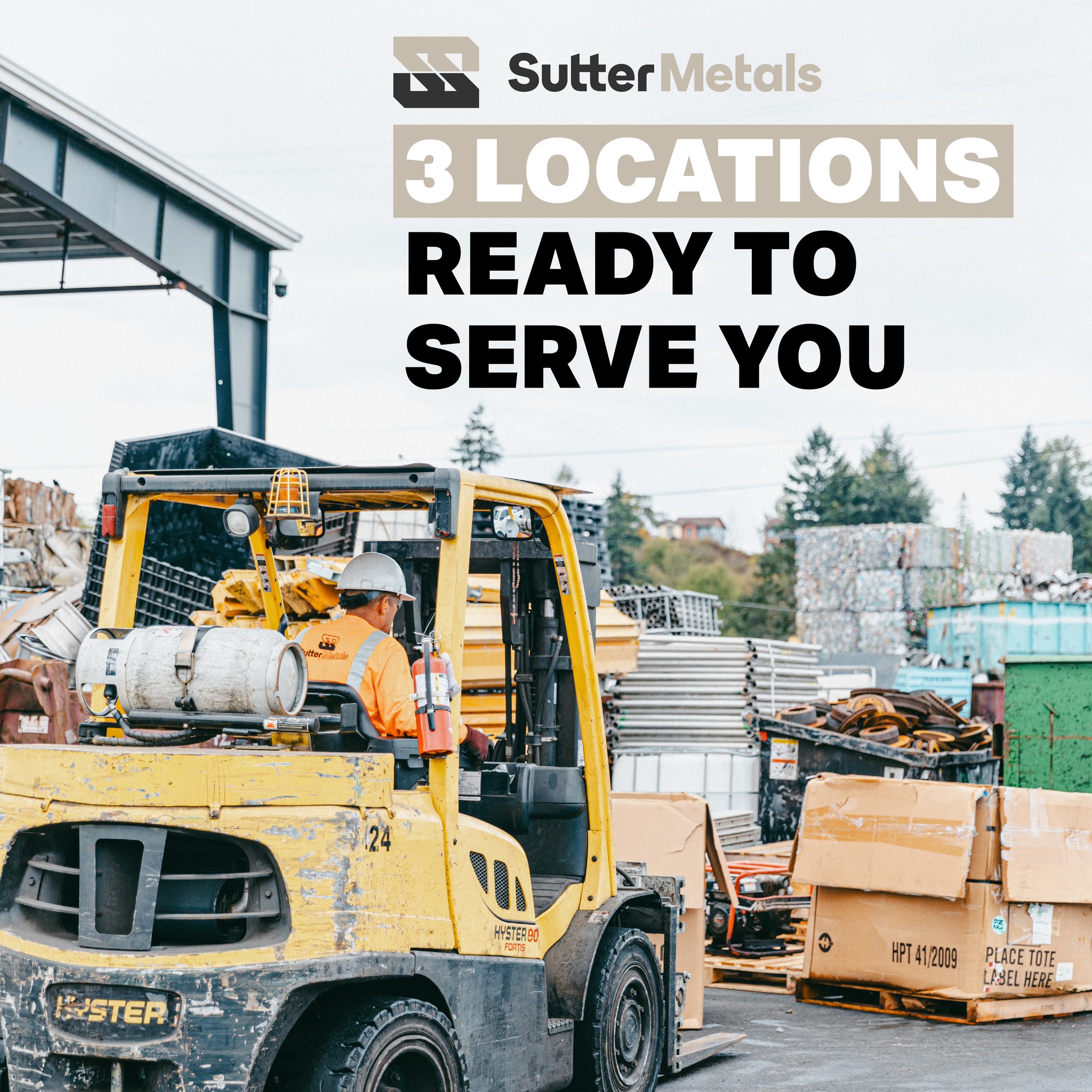 Sutter Metals Recycling Facebook ad: Sutter Metals| Specialized Recyling Services | Tacoma, WA