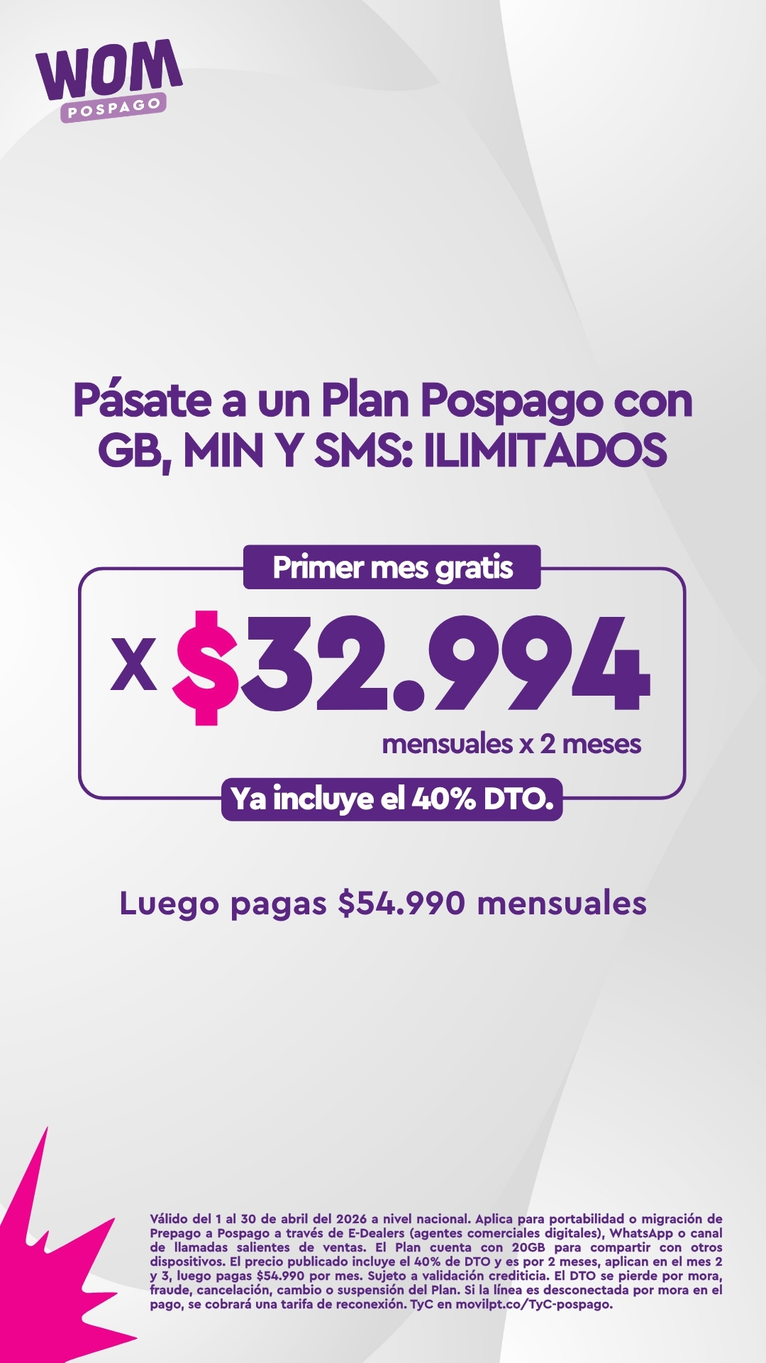 MovilPT Facebook ad from Apr 1, 2026