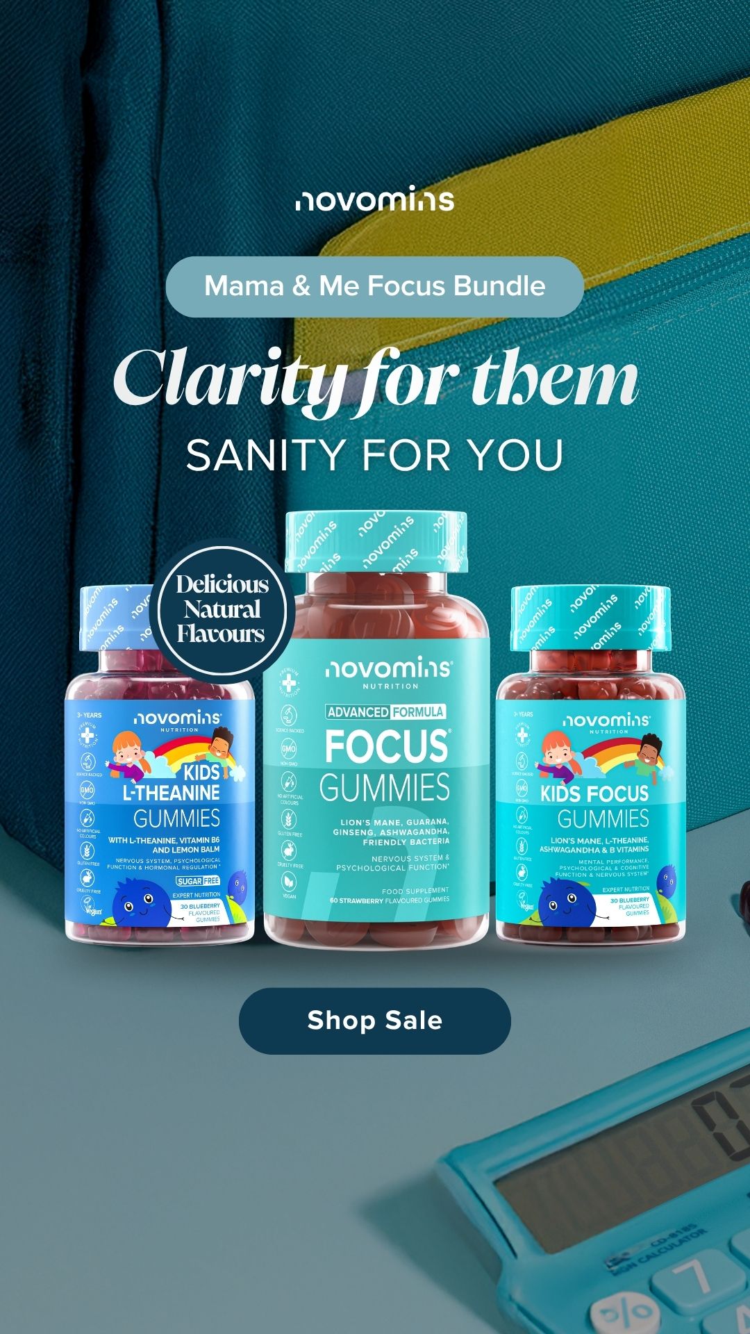 Novomins Nutrition Facebook ad