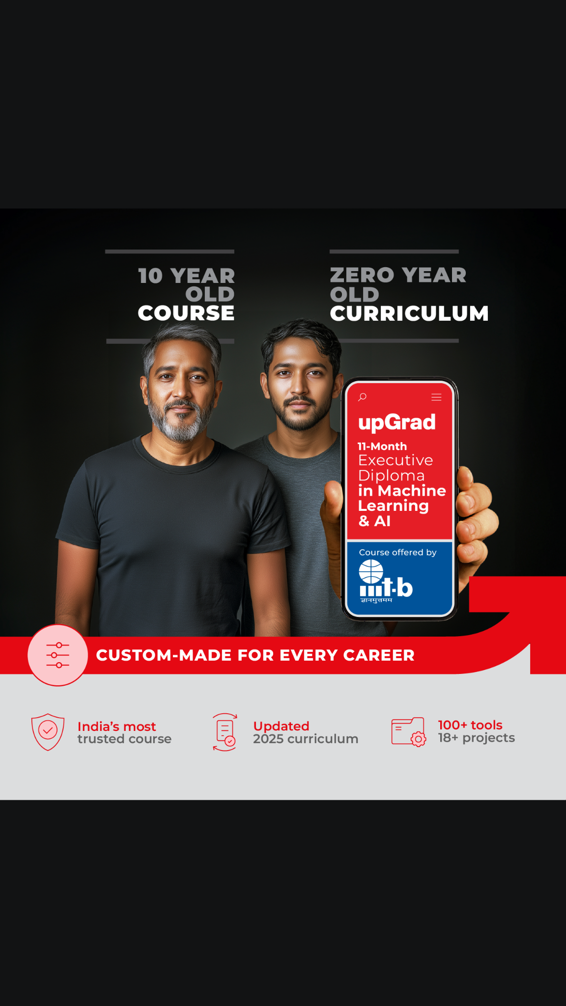 upGrad Facebook ad