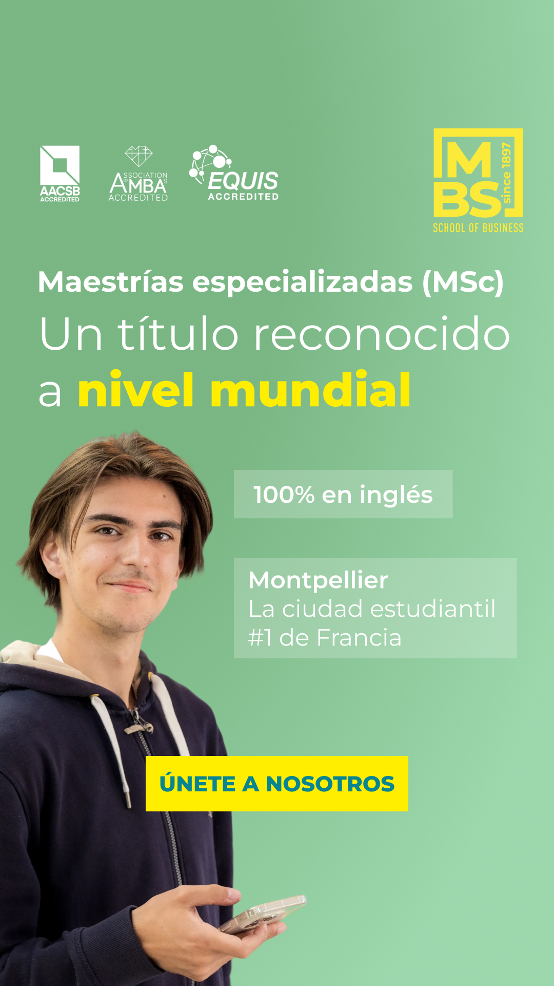 MBS School of Business Facebook ad