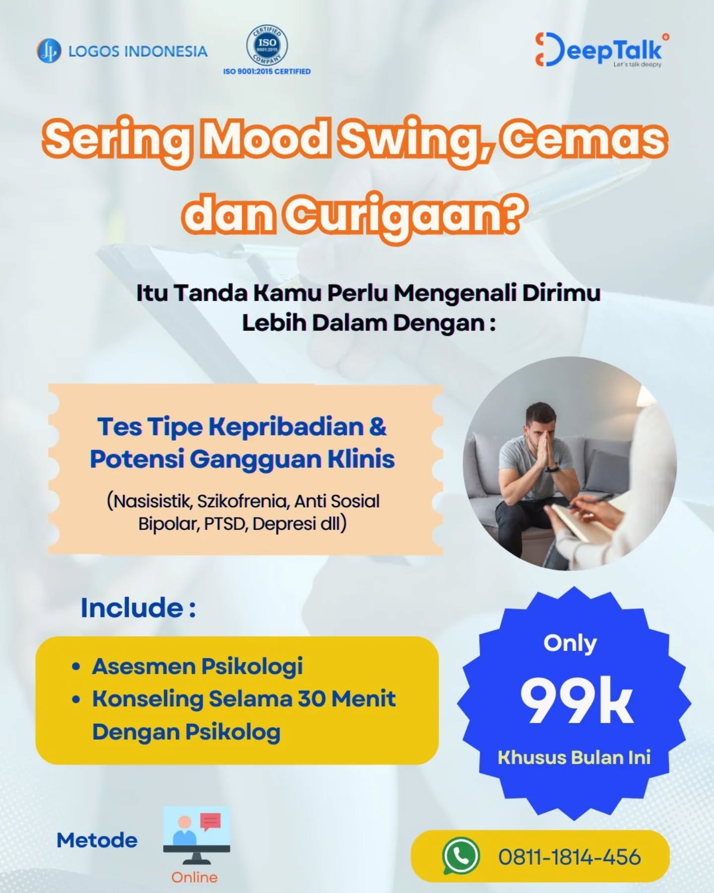 DeepTalk Facebook ad: Haii DeepTalky