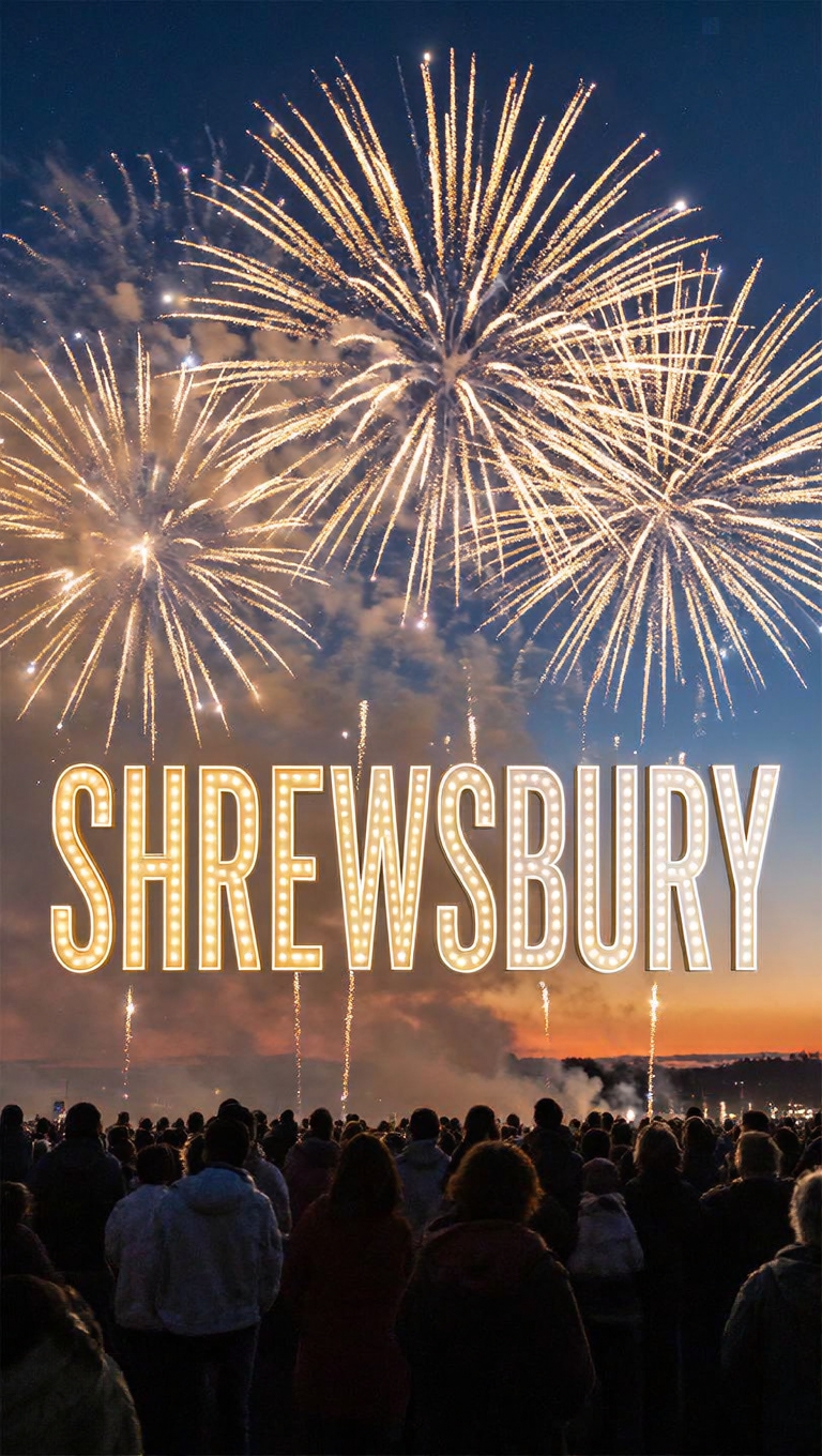 Social Eats Events Facebook ad: SHREWSBURY FIREWORKS & FOOD