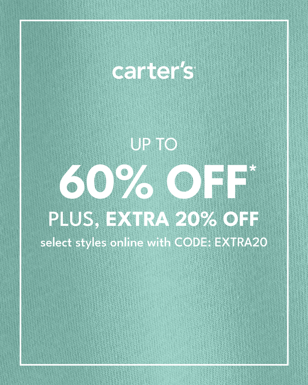 Carter's Facebook ad