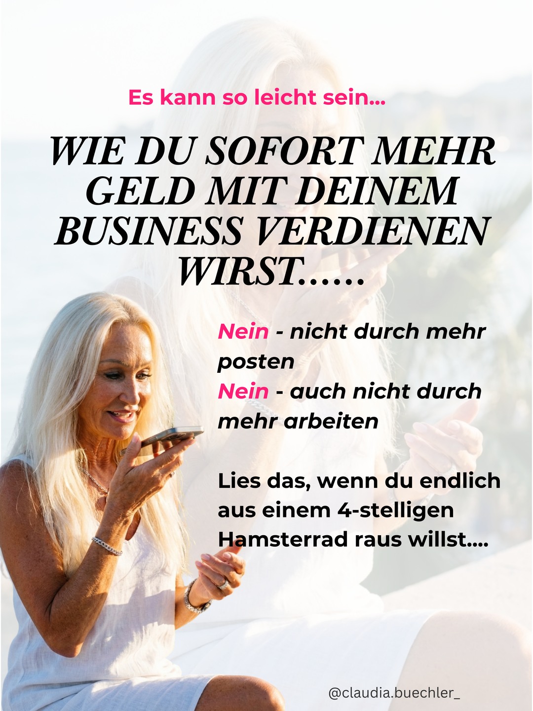 Instagram - Online Business Aufbau / Claudia Büchler Facebook ad