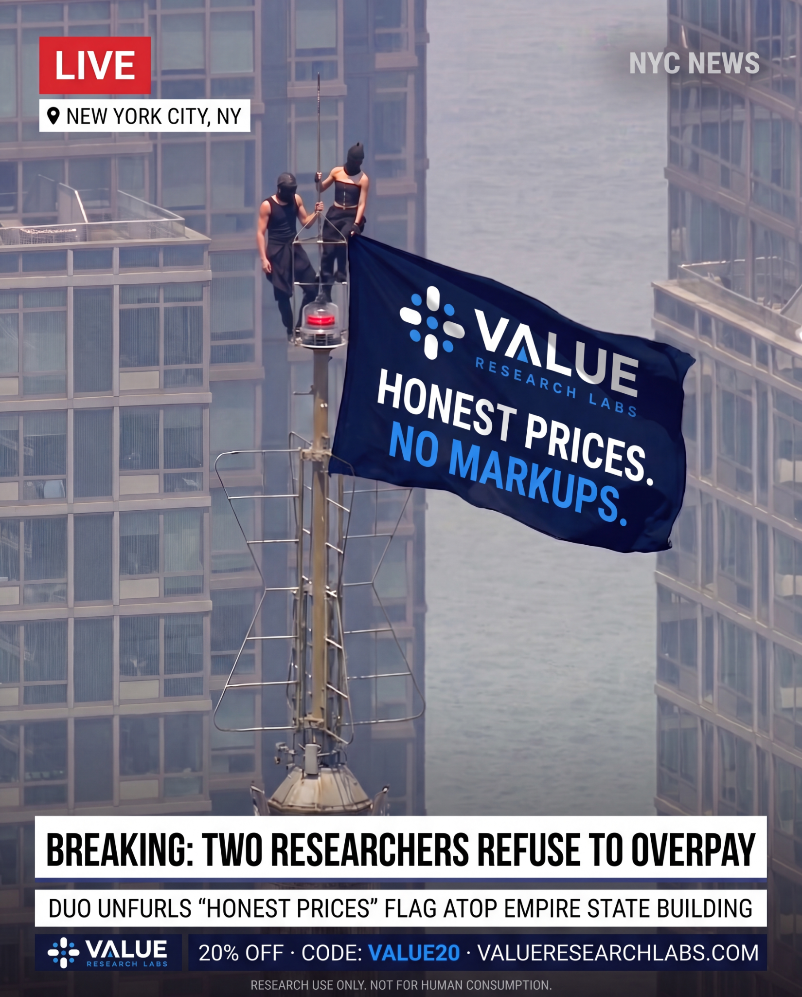 Value Research Lab Facebook ad from Jul 24, 2026