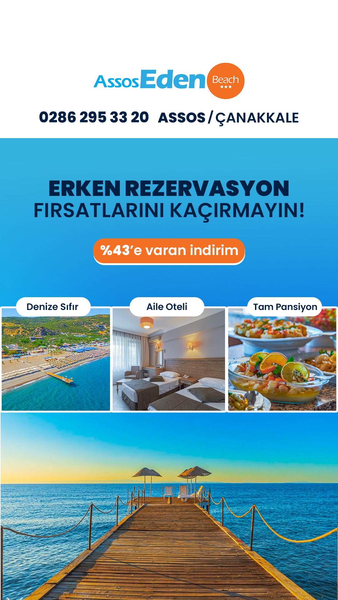 DC Club Assos Eden Beach Hotel Facebook ad
