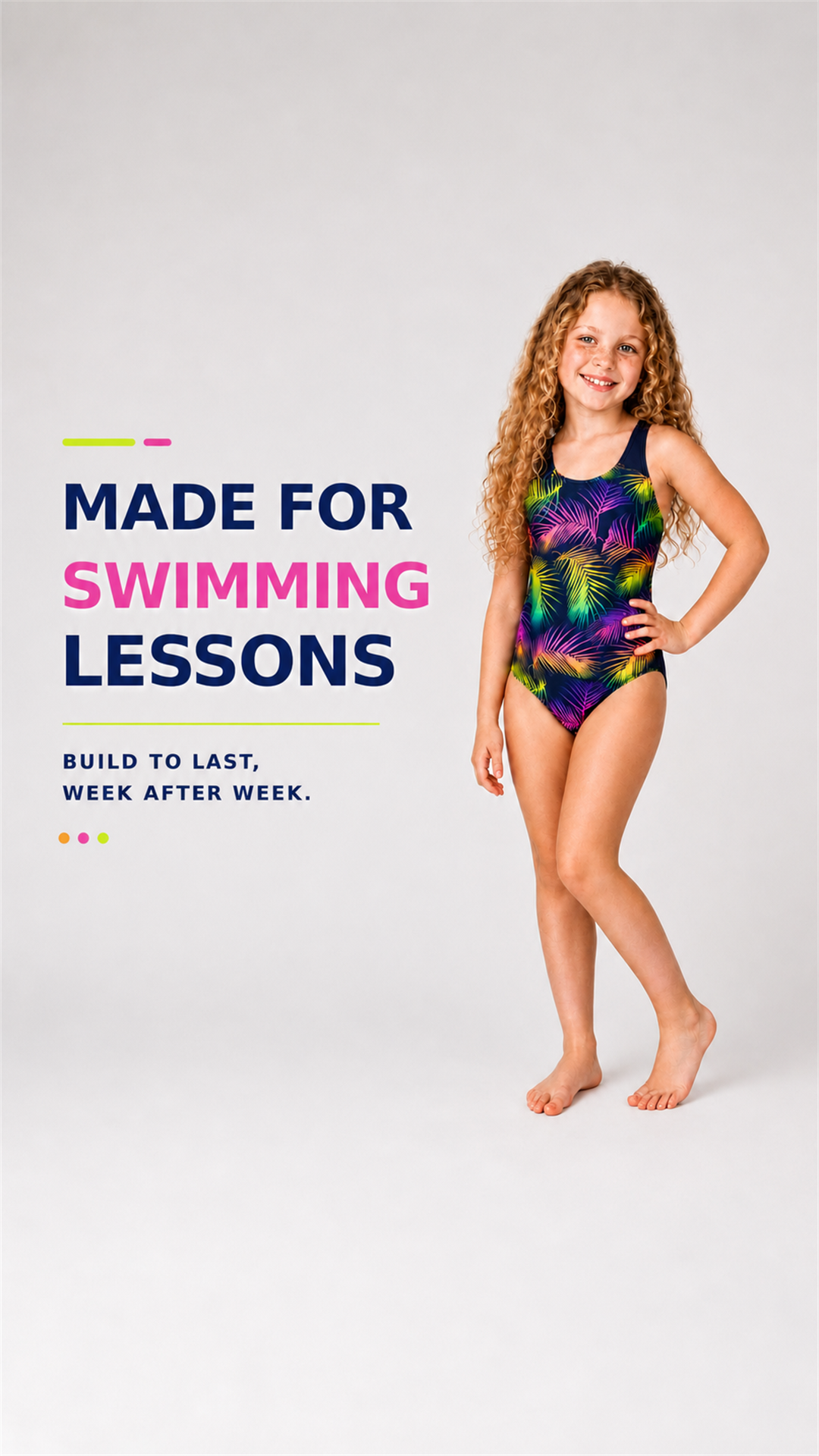 Lesimo Australia Facebook ad: Made for Weekly Swim Lessons