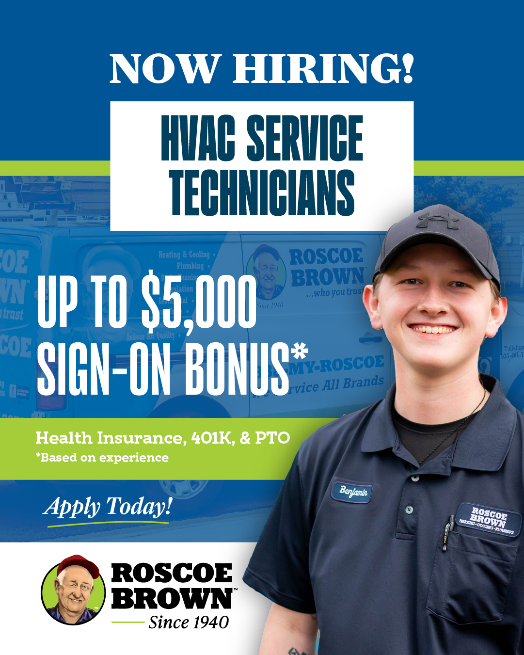Roscoe Brown, Inc. Facebook ad