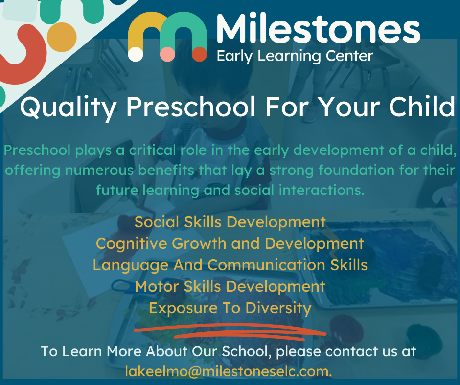 Milestones ELC Lake Elmo Facebook ad: Limited Spots available in rooms!