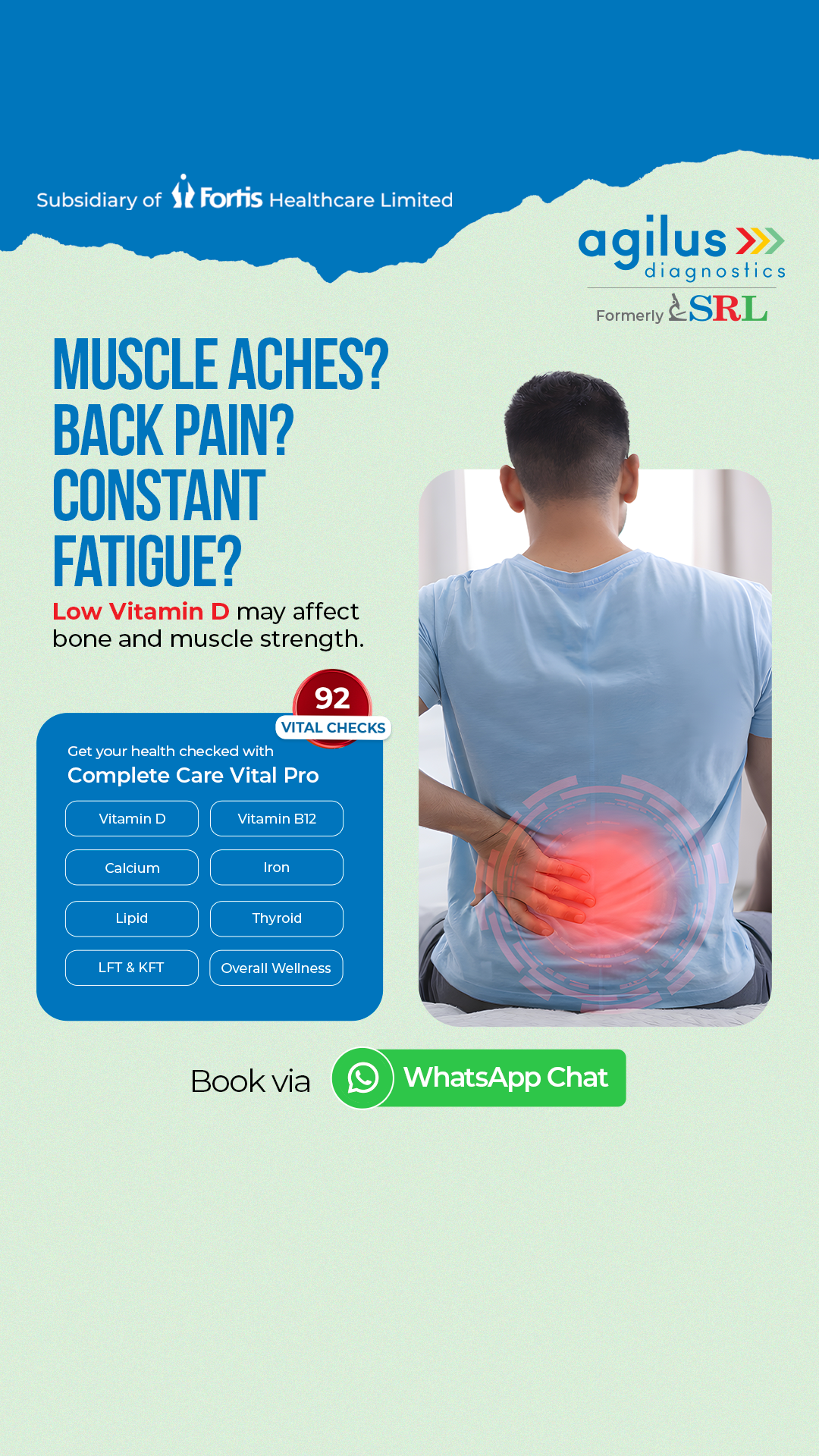 Agilus Diagnostics Facebook ad