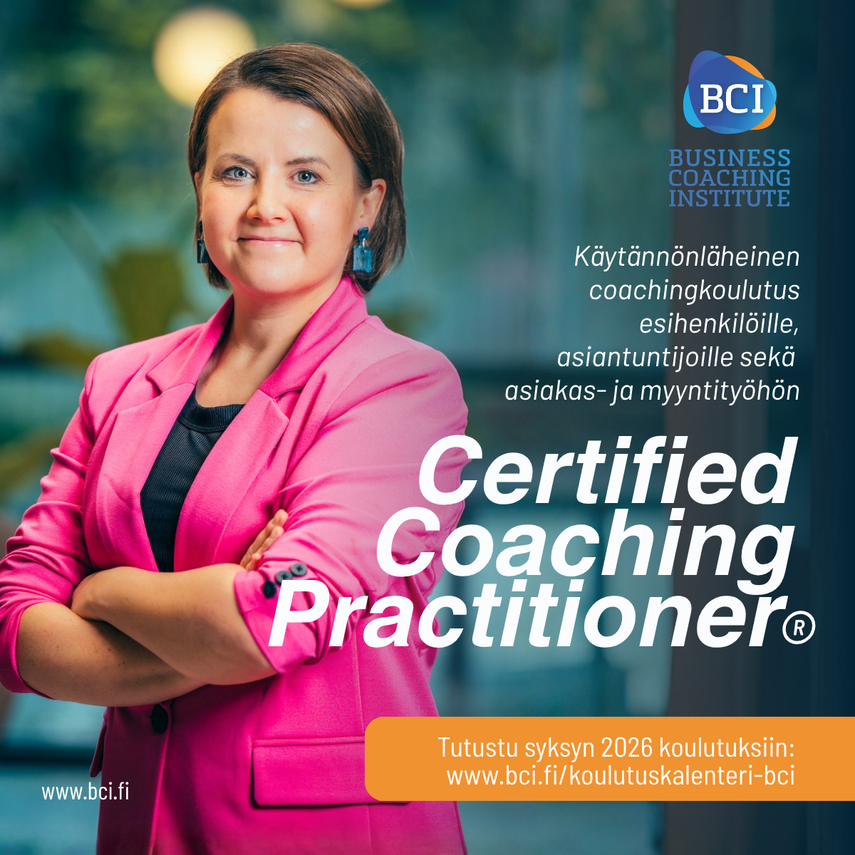 BCI Business Coaching Institute Facebook ad