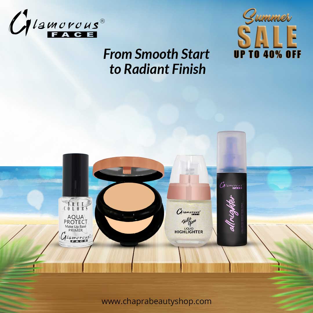 Glamorous Face Cosmetics Facebook ad: ππππππ ππππ - ππππ ππ% ππ
π