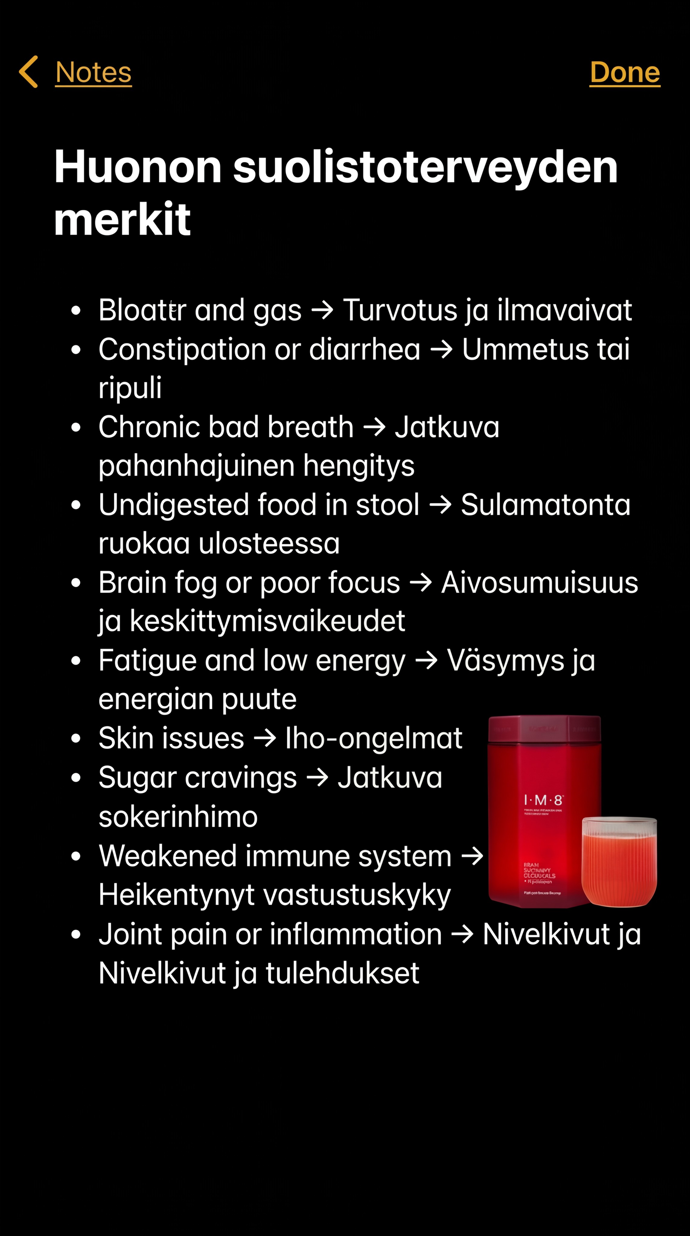 IM8 Health Global Facebook ad