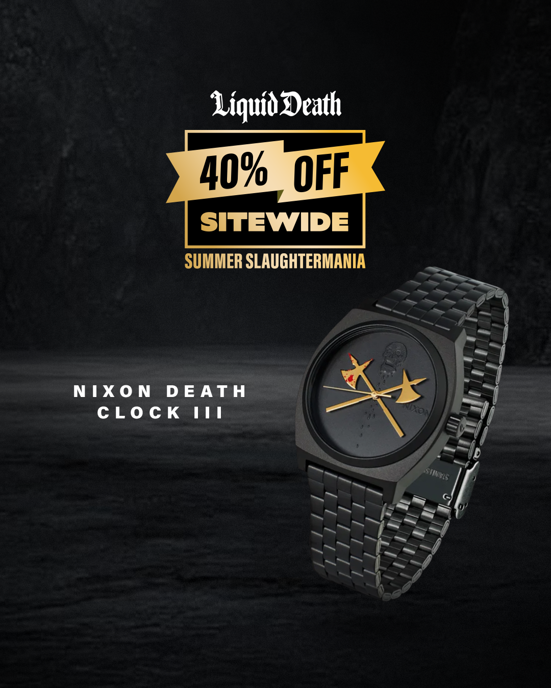 Liquid Death Facebook ad