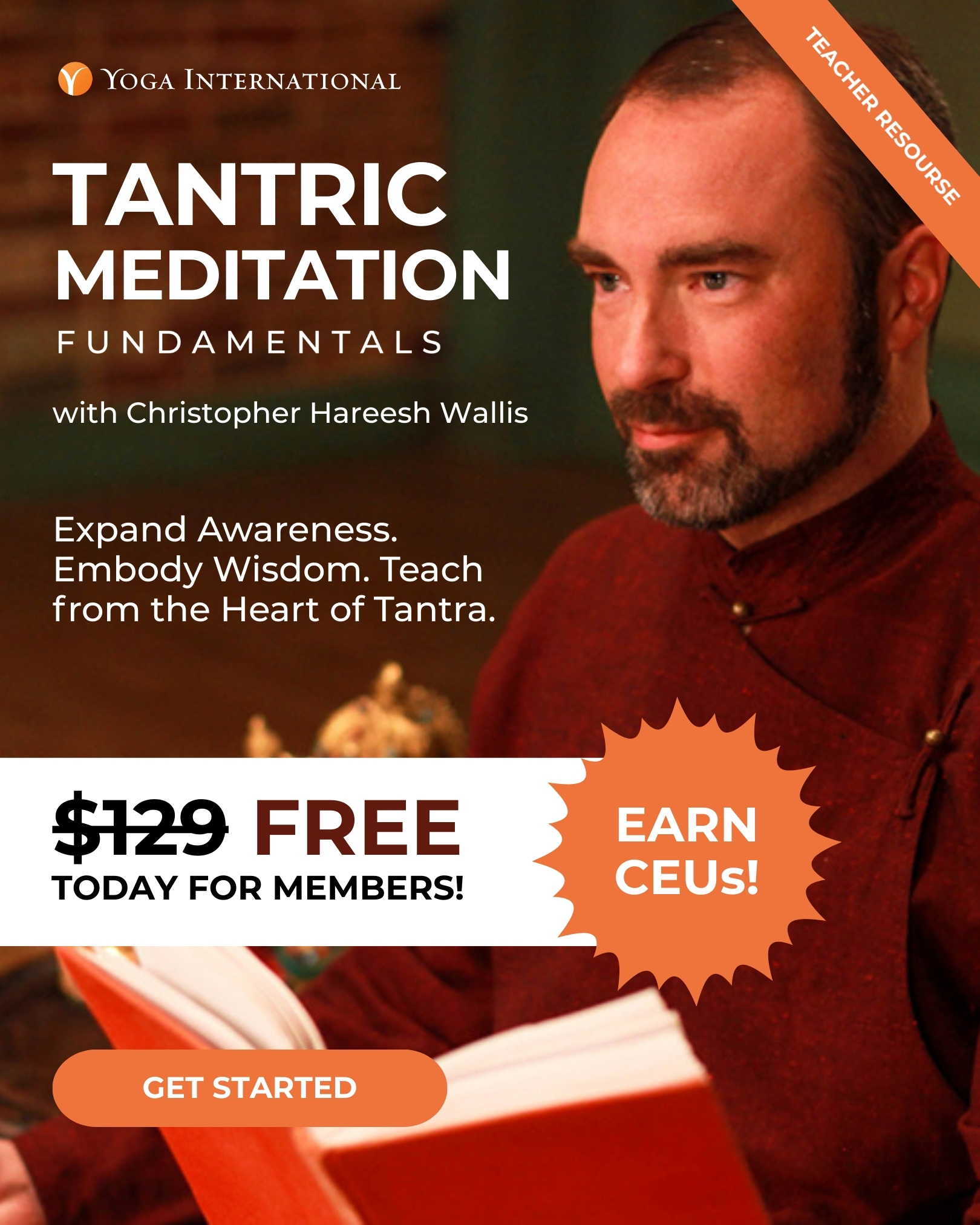 Yoga International Facebook ad
