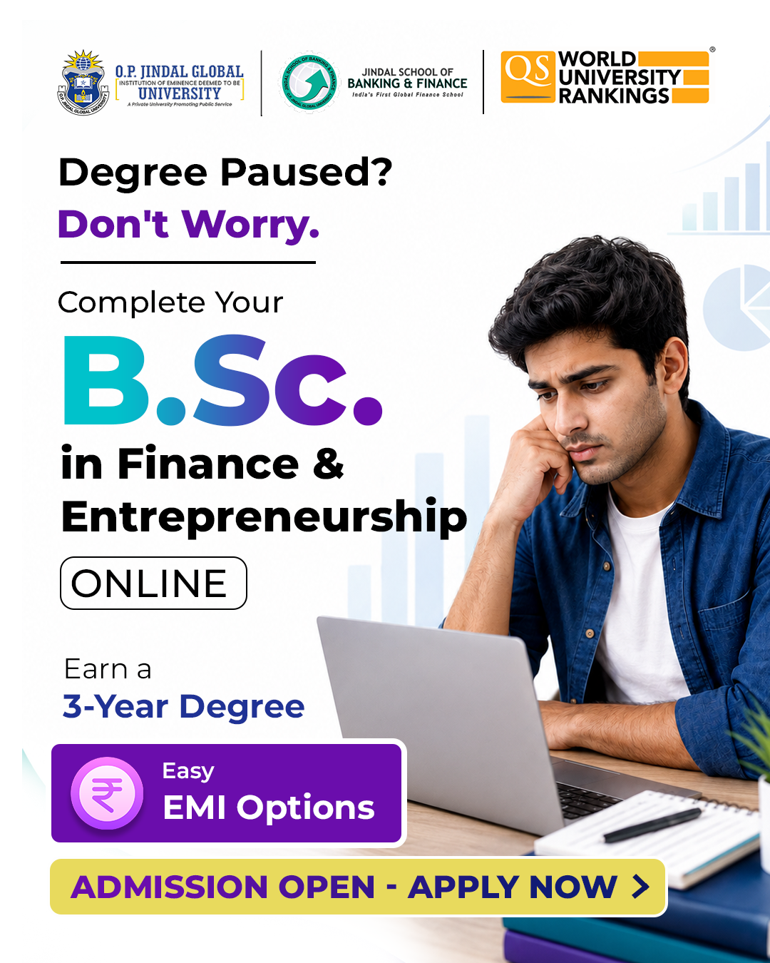 JGU Online Facebook ad