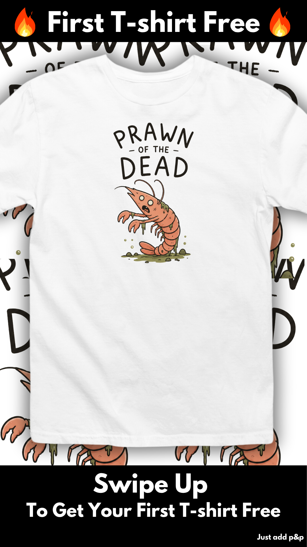 Monthly Tee Club Facebook ad: Get This Tee for FREE | Just Add P&P