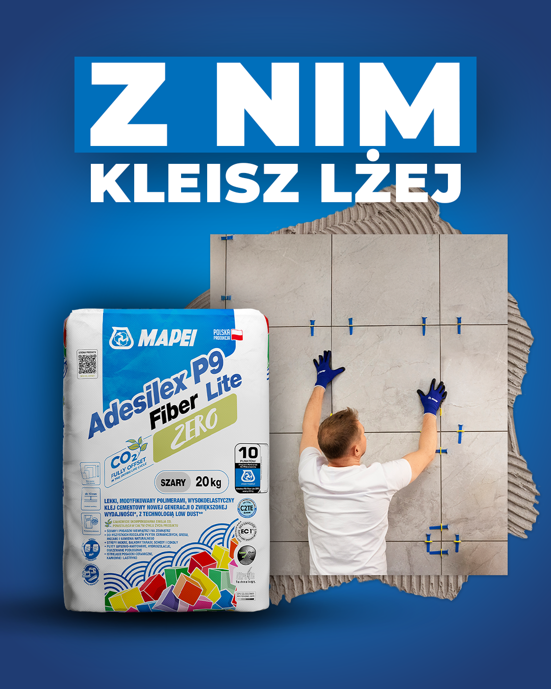 MAPEI Polska Facebook ad: Porzuć ciężar pracy dzięki technologiom ULTRALITE i LOW…
