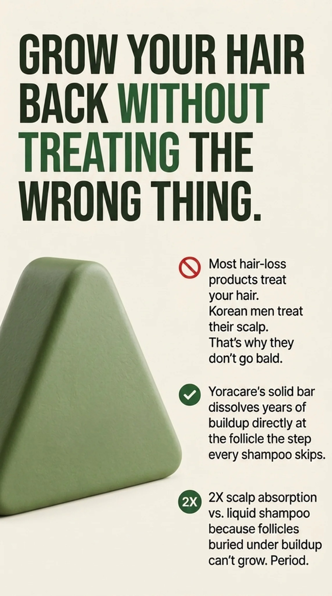 The Men's Hair Code Facebook ad