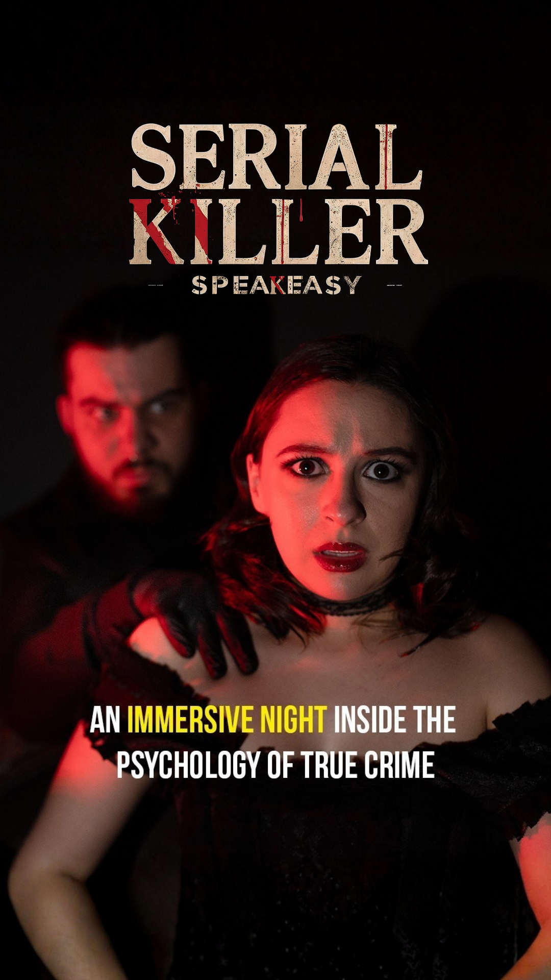 Serial Killer Speakeasy Facebook ad from May 11, 2026
