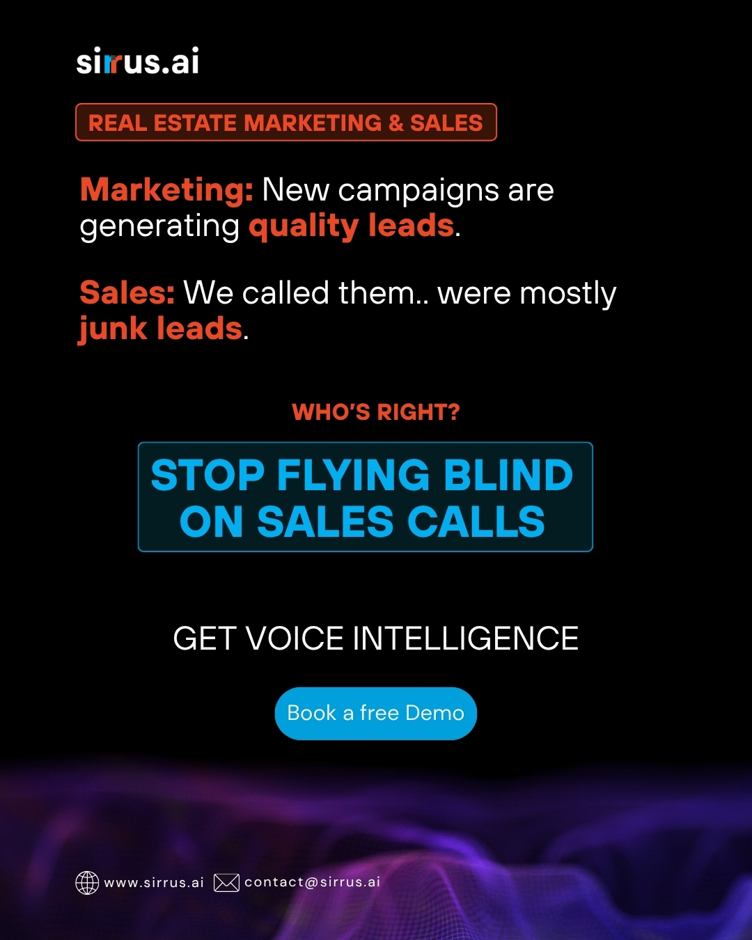 Sirrus.ai Facebook ad