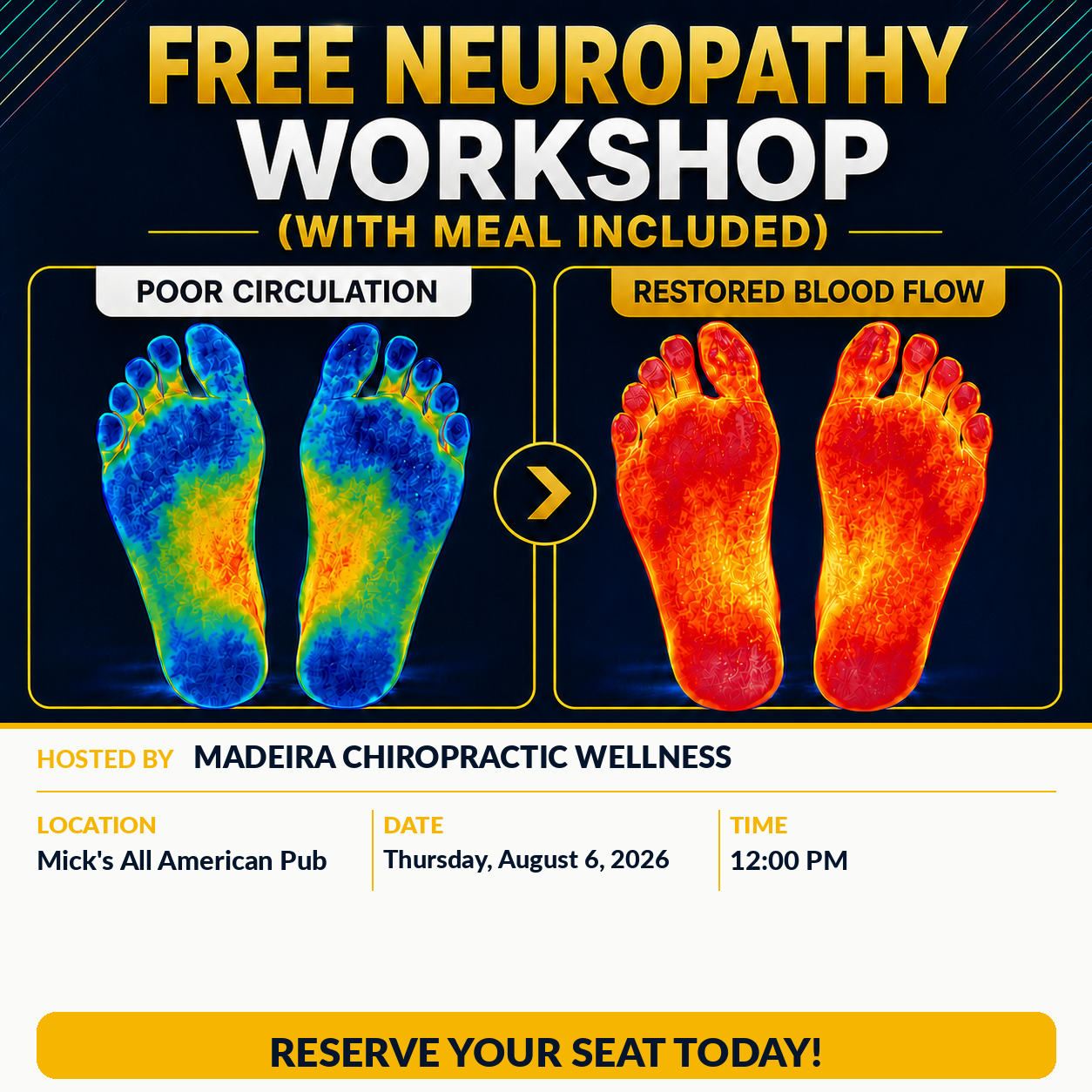 Madeira Chiropractic Wellness Center Facebook ad from Jul 28, 2026