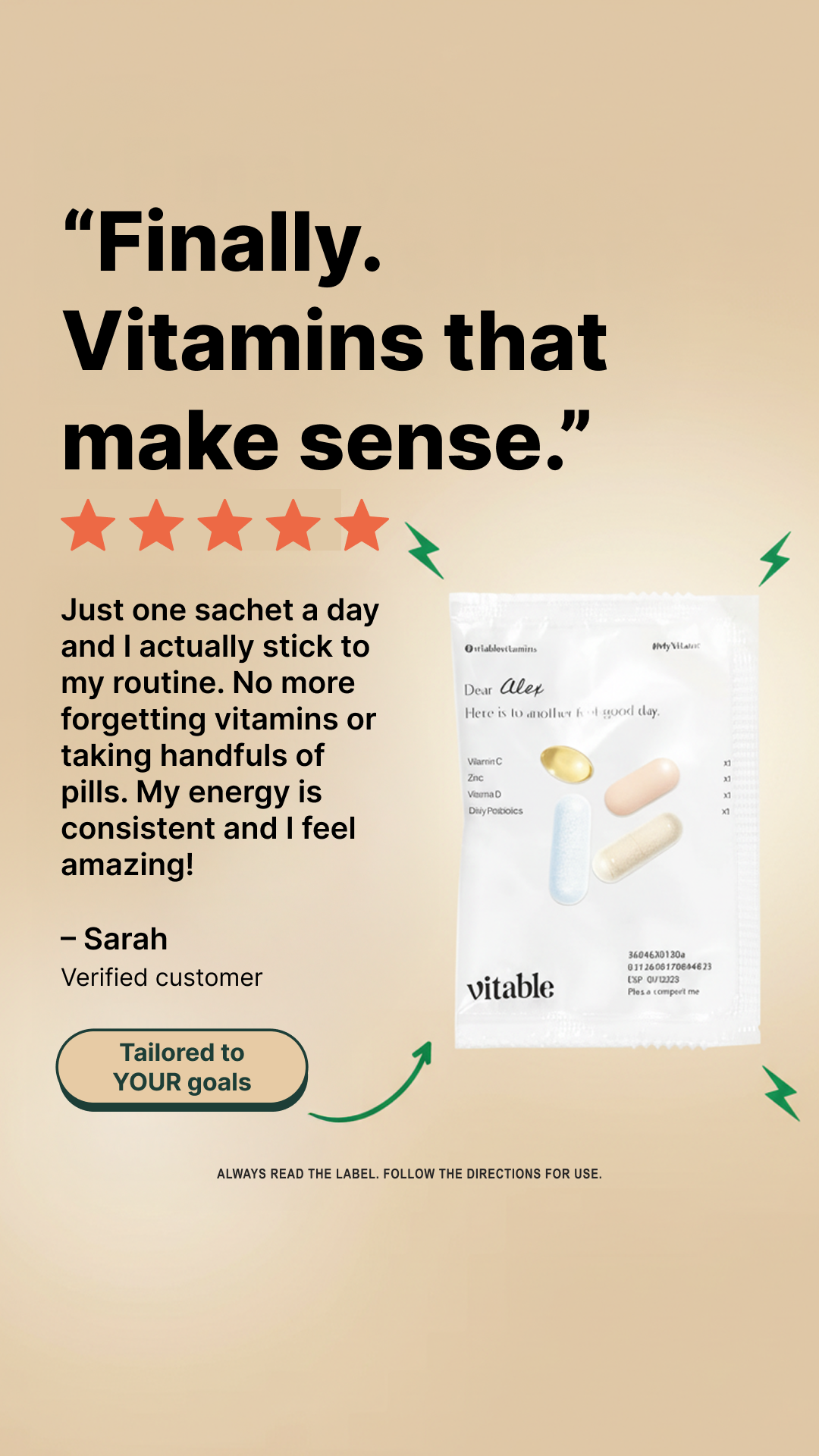 Vitable Facebook ad