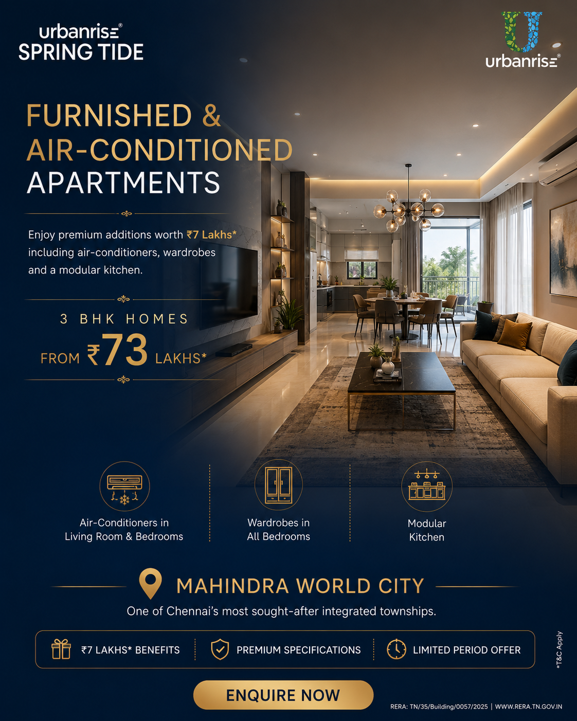 Mahindra World City Apartments Facebook ad