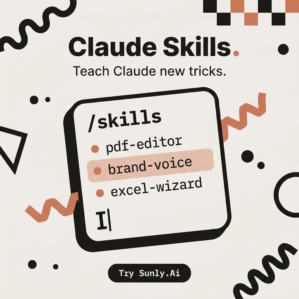 Sunly AI: Skills Toolkit Facebook ad