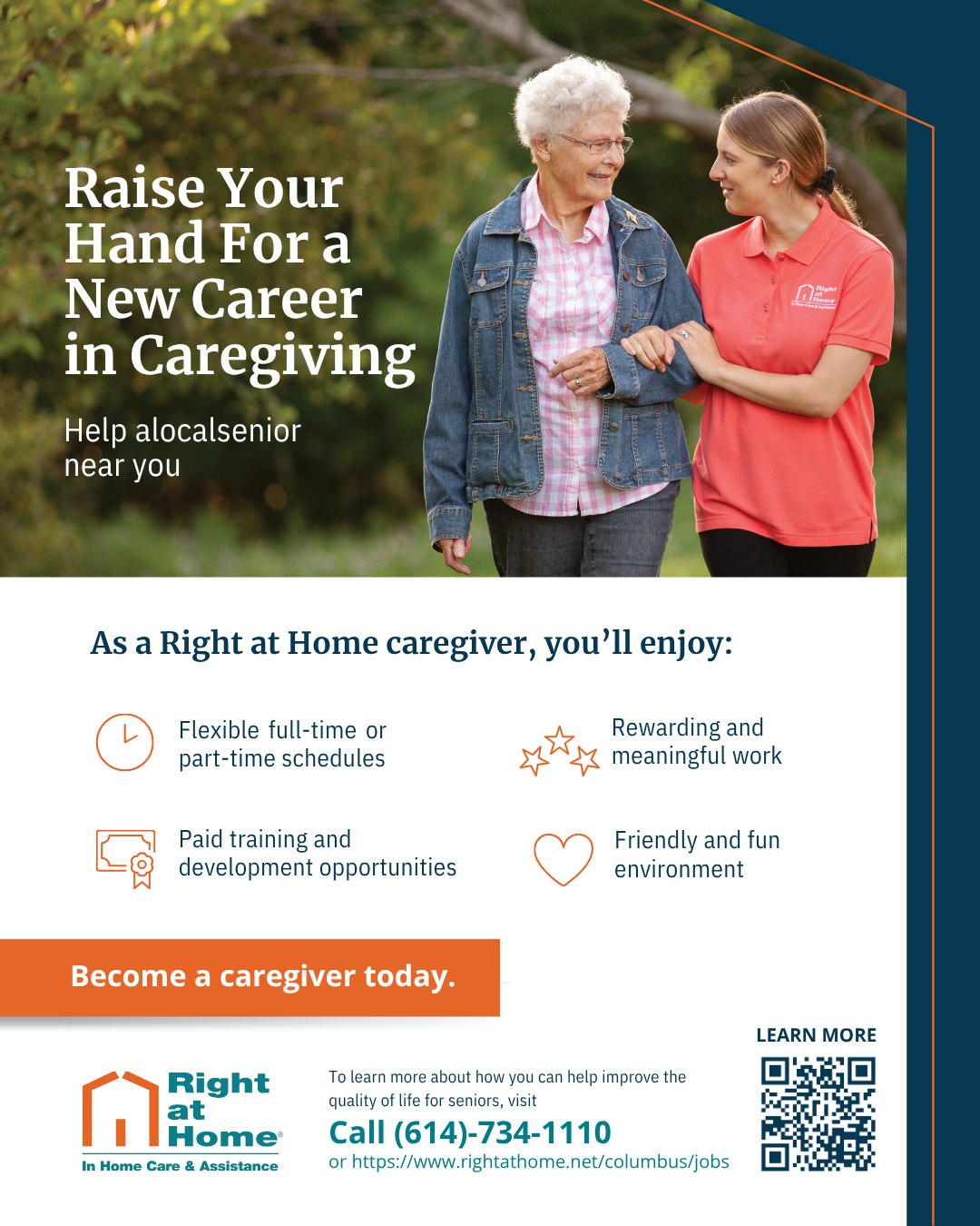 Right at Home Facebook ad: Senior Care | Home Care | In-Home Care | Right at Home