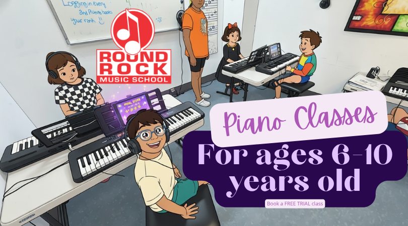 Round Rock Music School Facebook ad from Sep 9, 2026