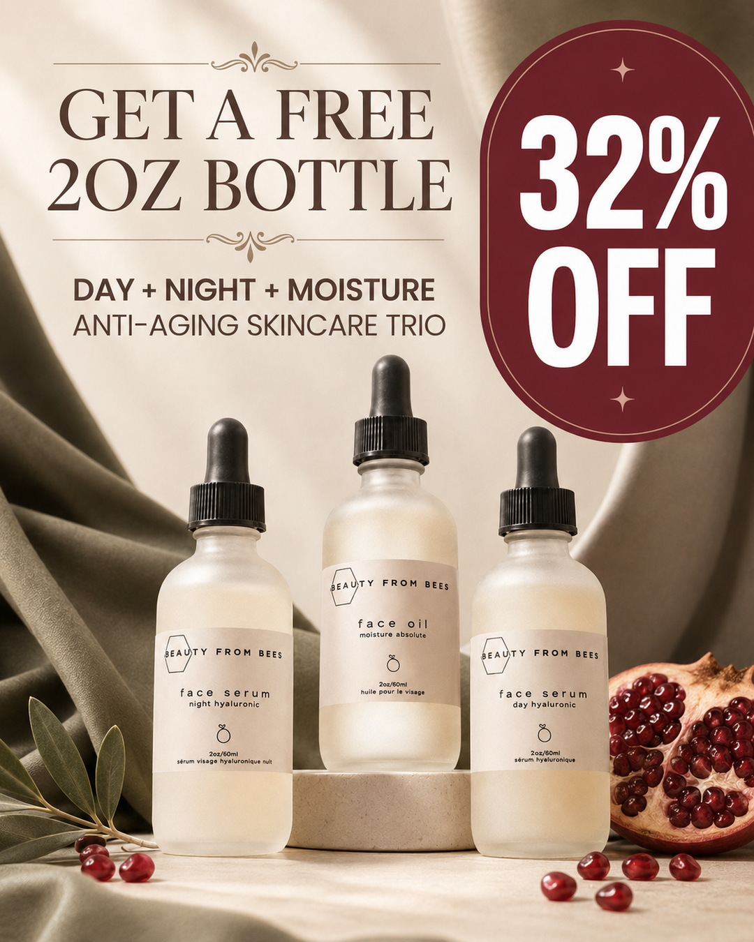 Beauty From Bees Facebook ad