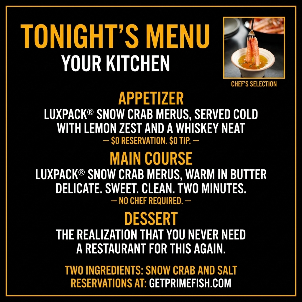 PrimeFish Seafood Co. Facebook ad