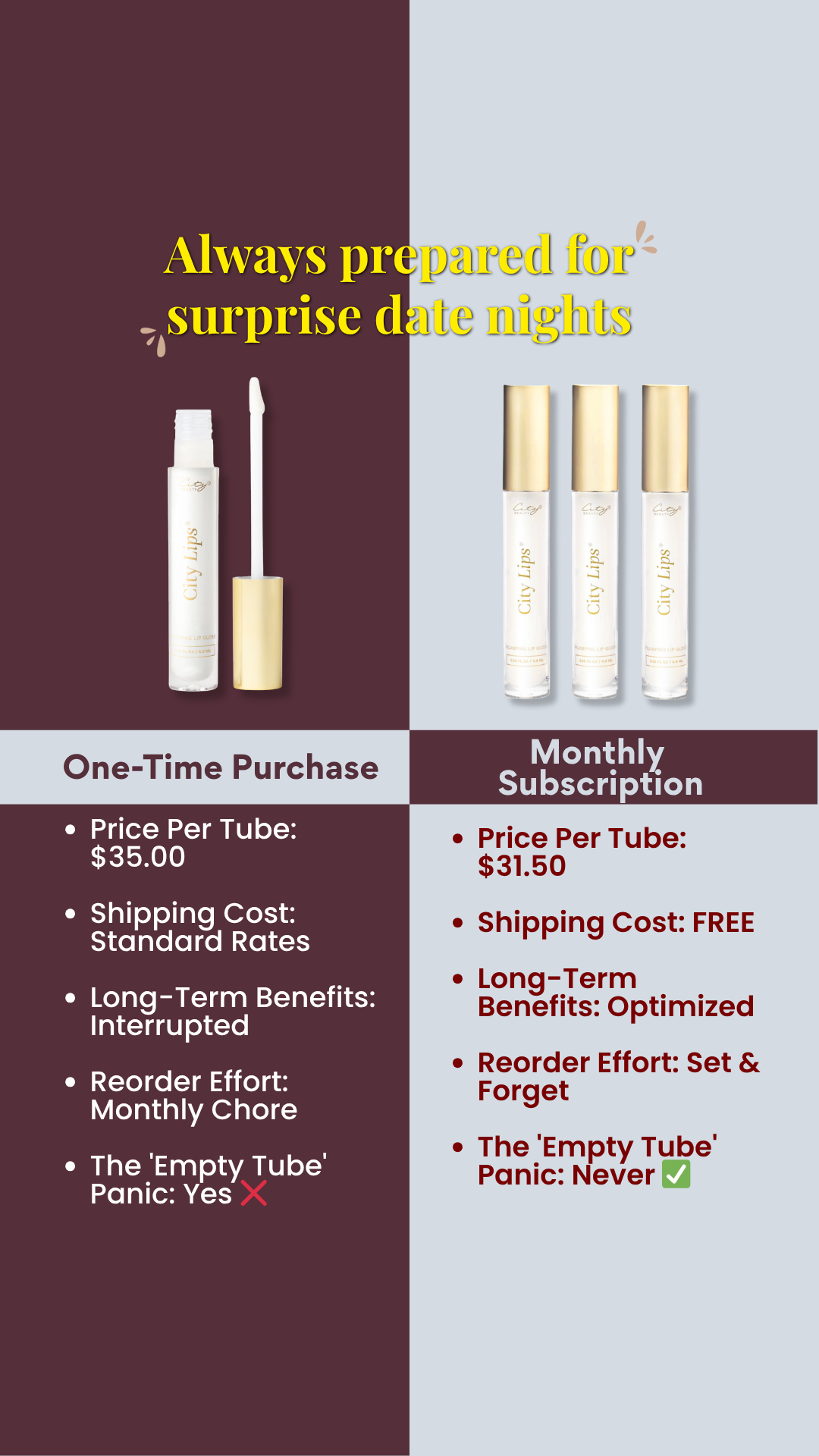 City Beauty Facebook ad