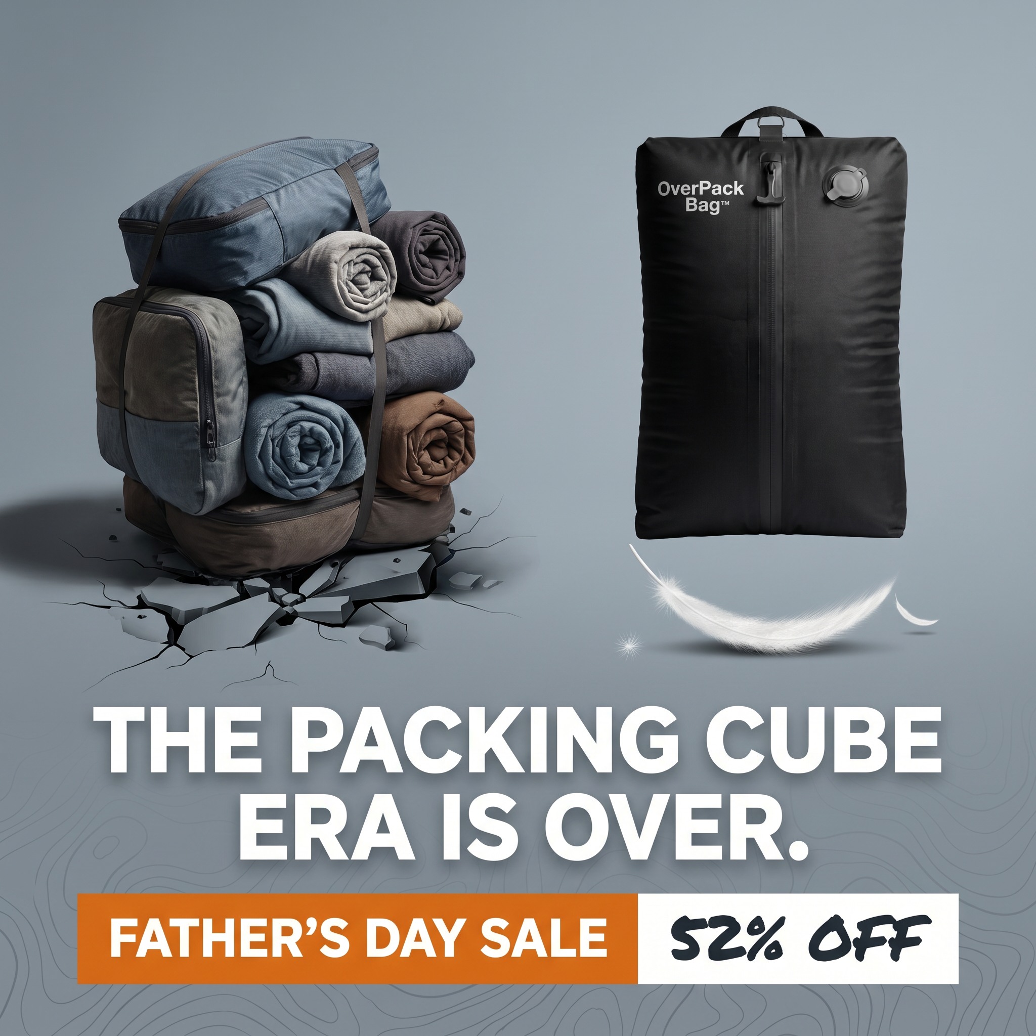 OverpackBag Facebook ad