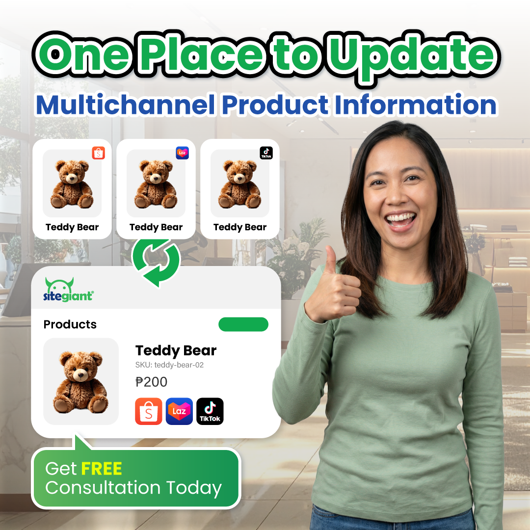 SiteGiant Philippines Facebook ad: Trusted by 20,000+ Merchants