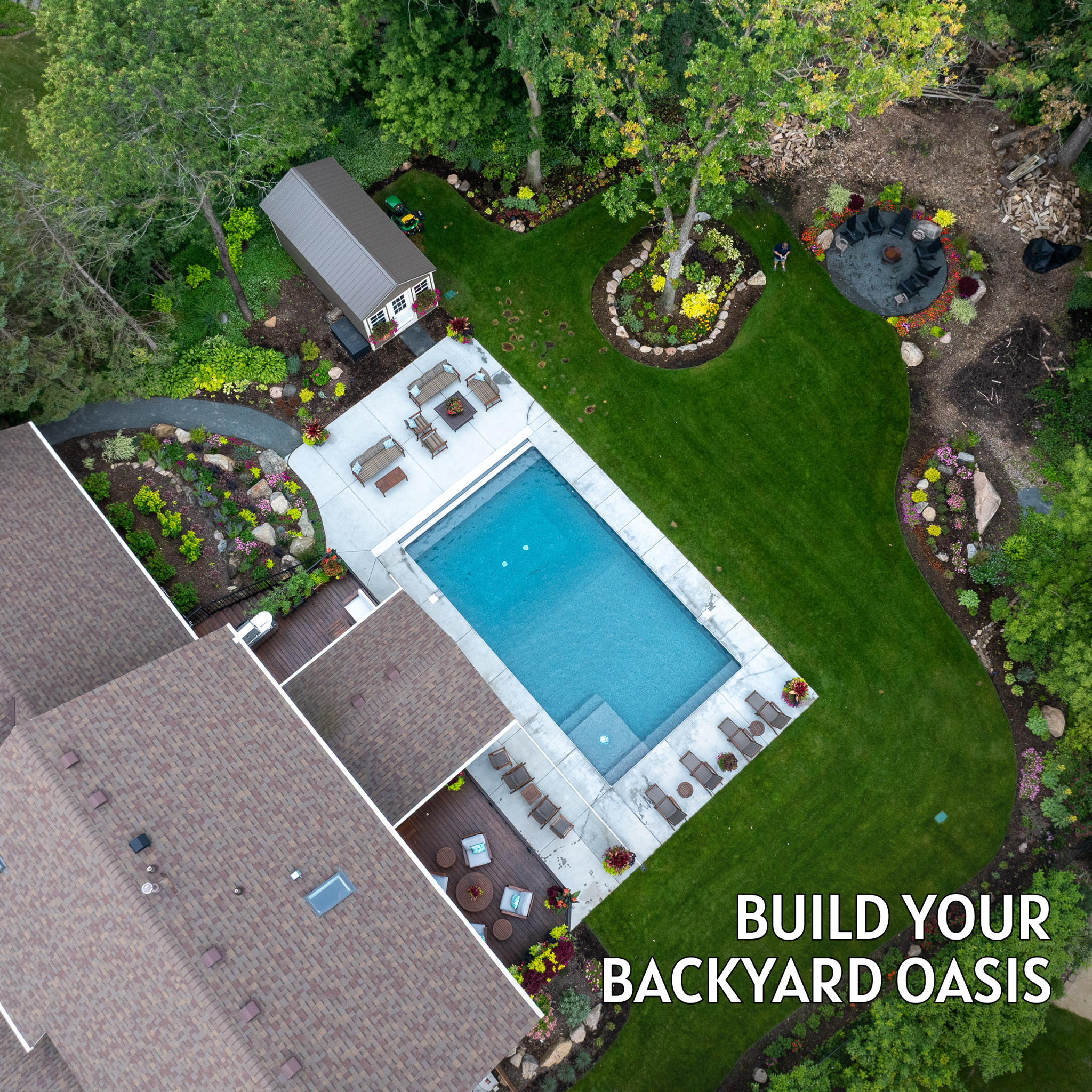 Plan Pools & Concrete Facebook ad