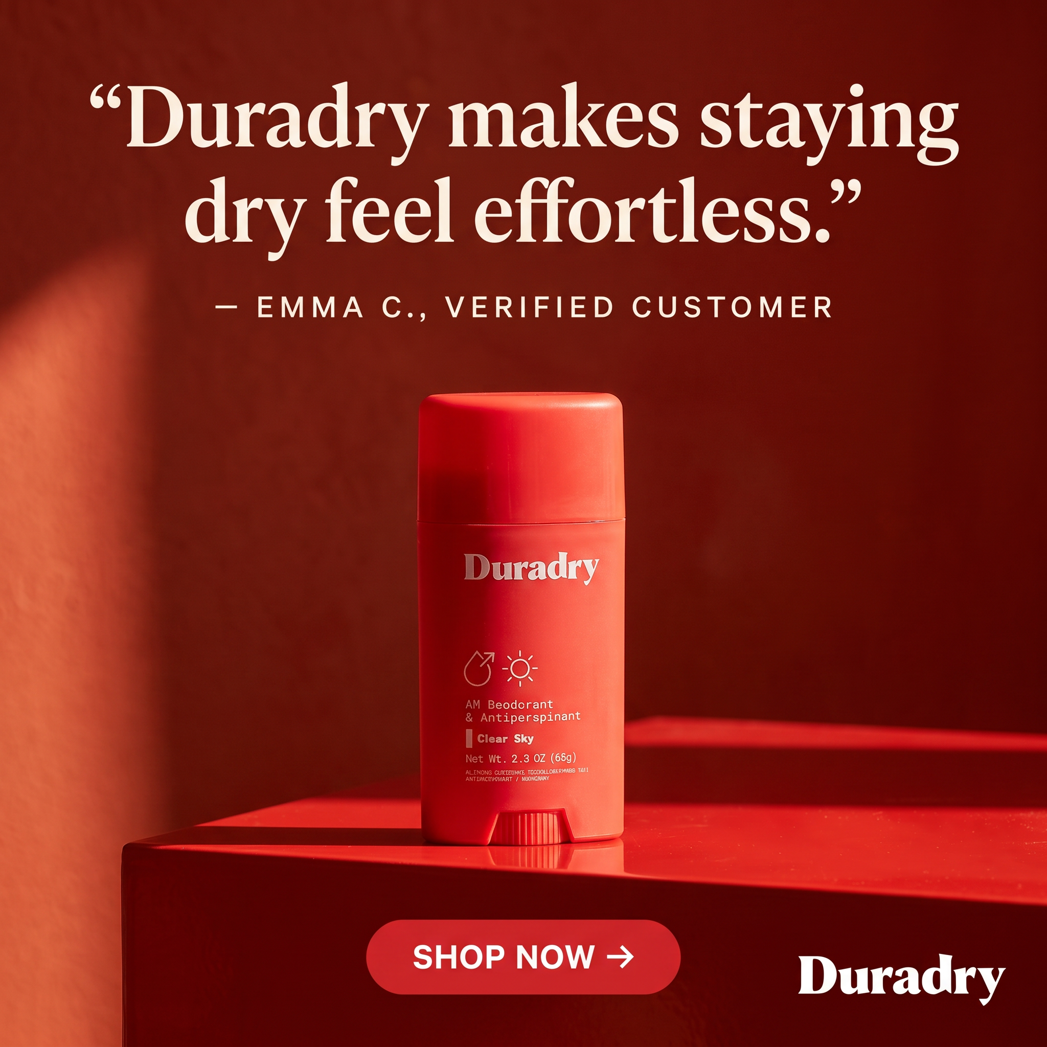 Duradry Facebook ad