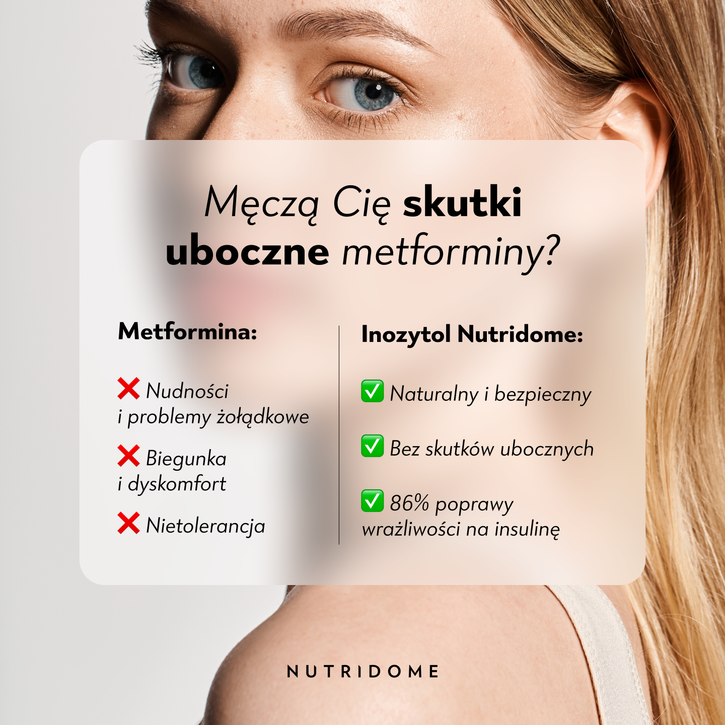 NUTRIDOME Facebook ad