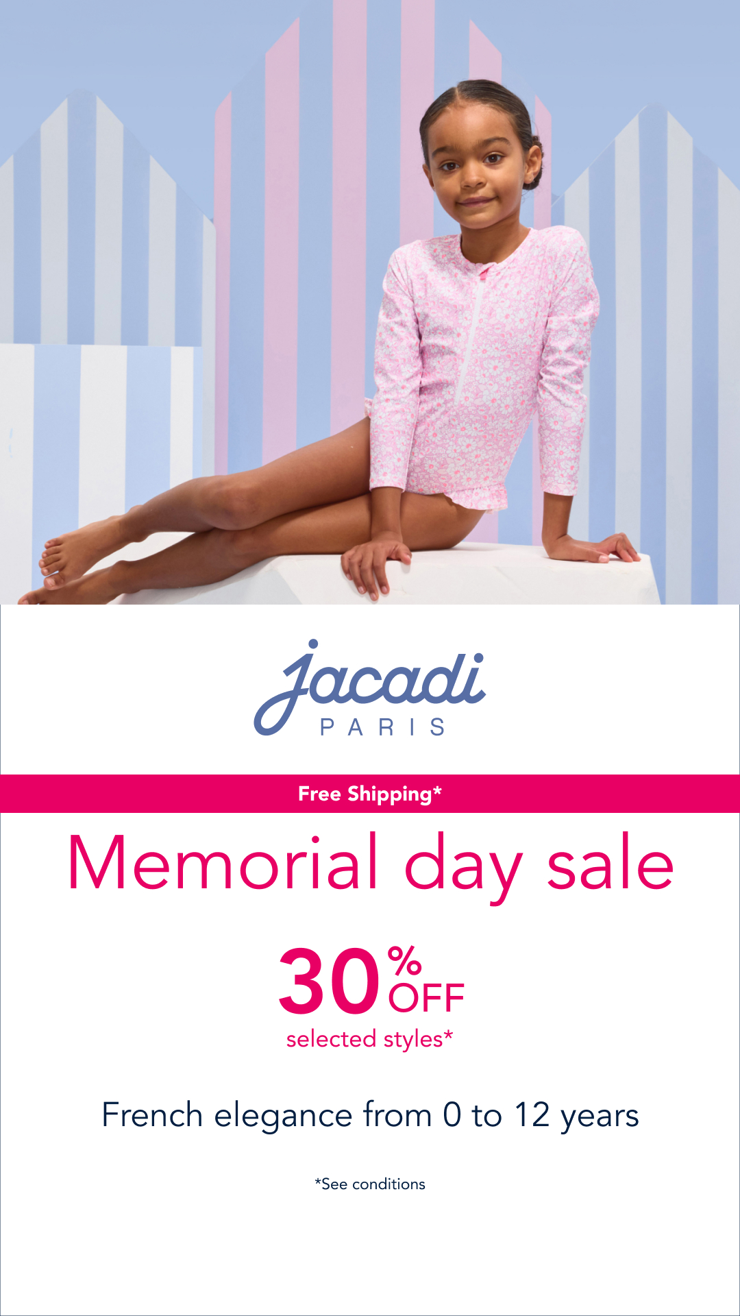 Jacadi Facebook ad