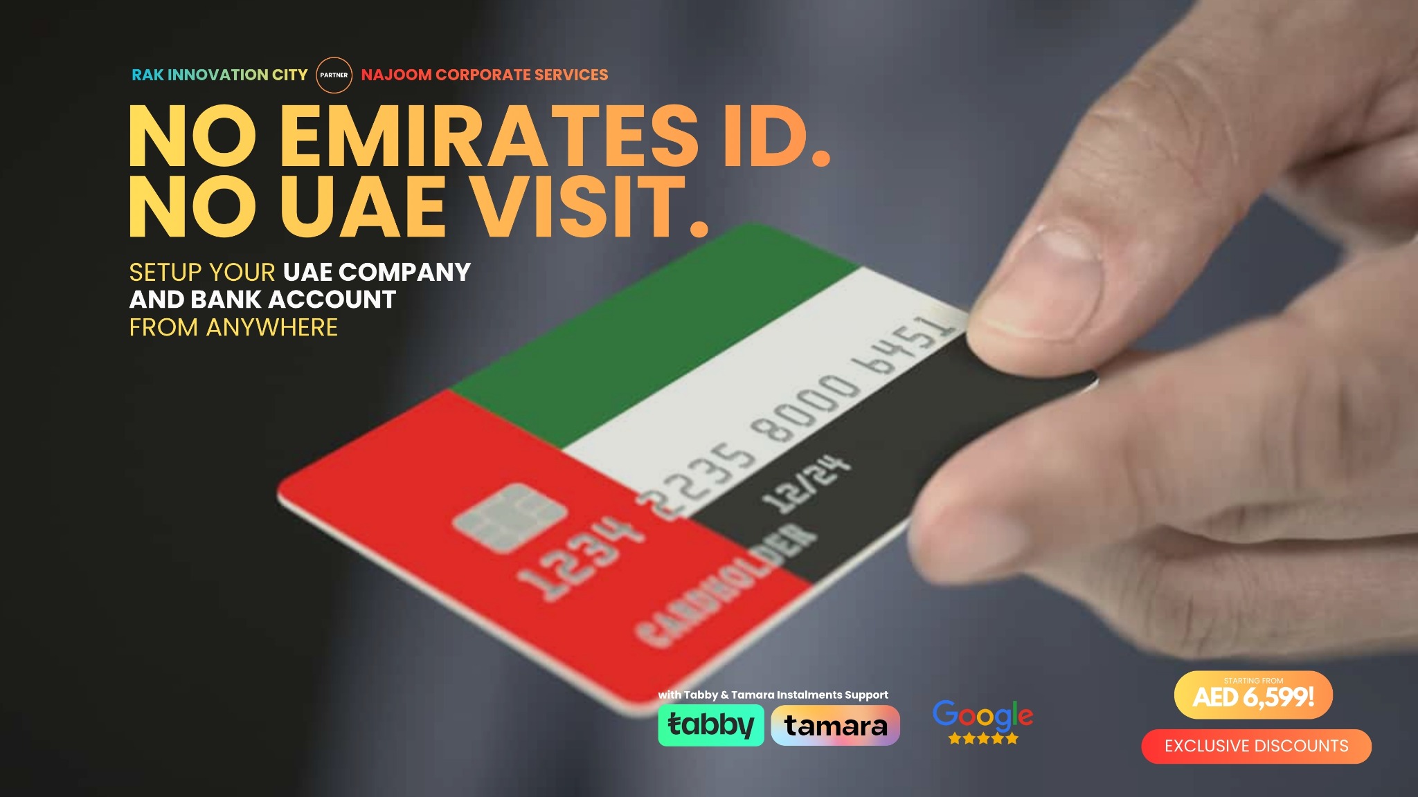 Najoom Corporate Services Facebook ad