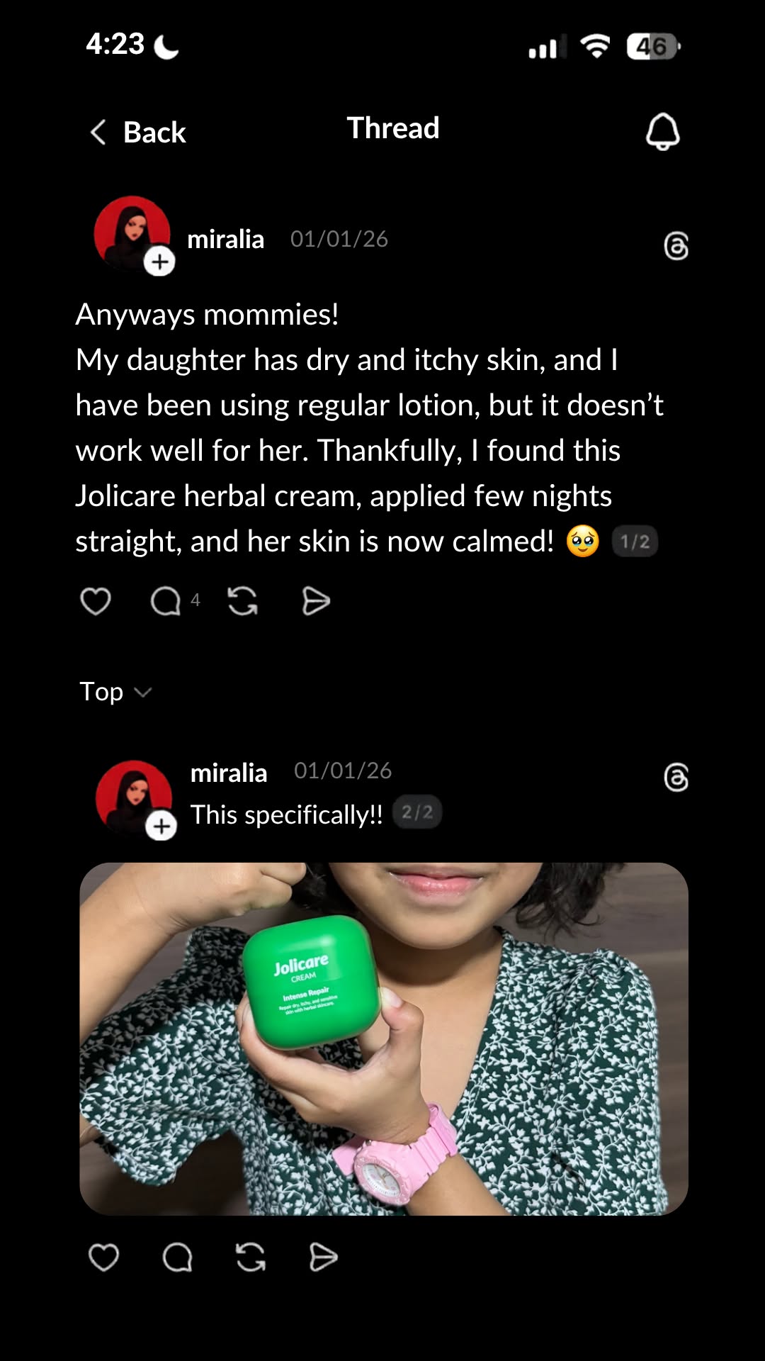 Jolicare Facebook ad