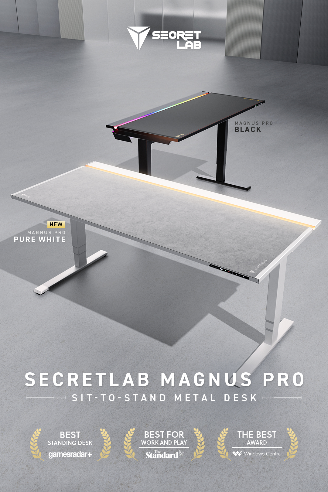 Secretlab Facebook ad: The desk to do it all, now available…