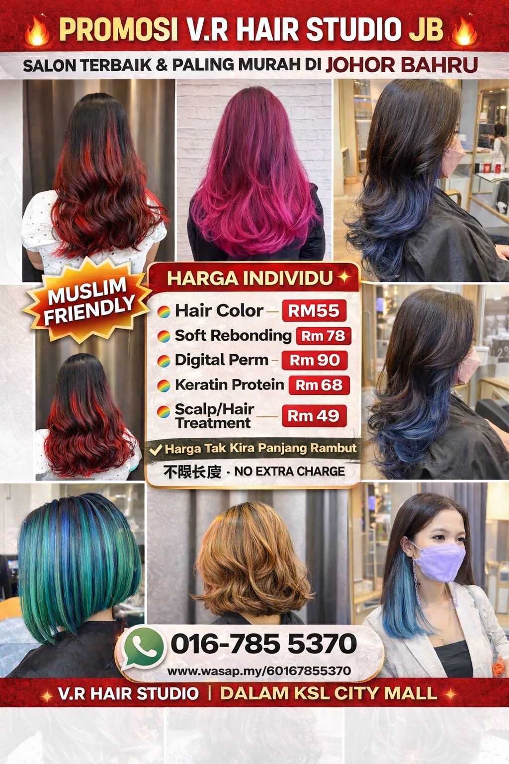 VR JB Hair Studio KSL Facebook ad